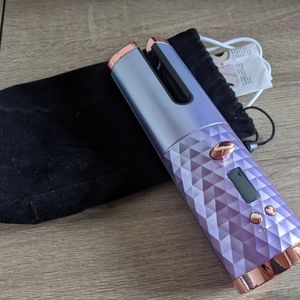 Automatic Curling Iron, Cordless Auto Hair Curler, Ceramic Rotating Hair Curler